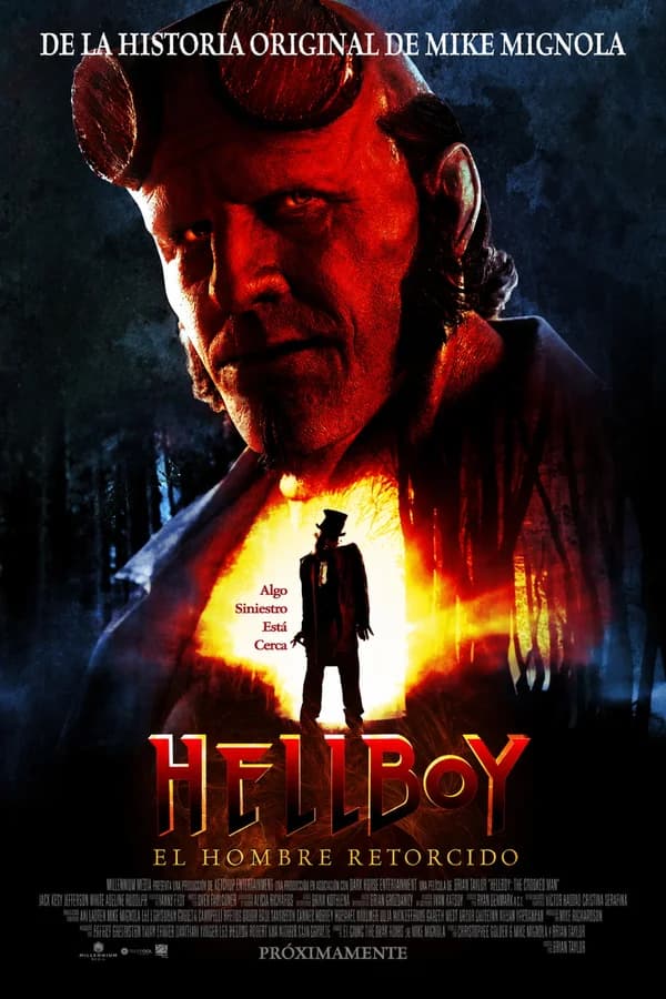 Cartel de Hellboy: El hombre retorcido